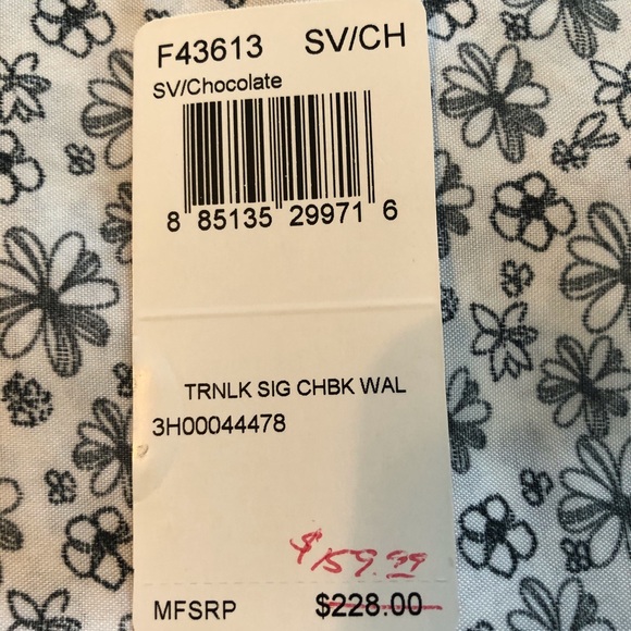 Coach Signature Turnlock Checkbook Wallet - Picture 5 of 5